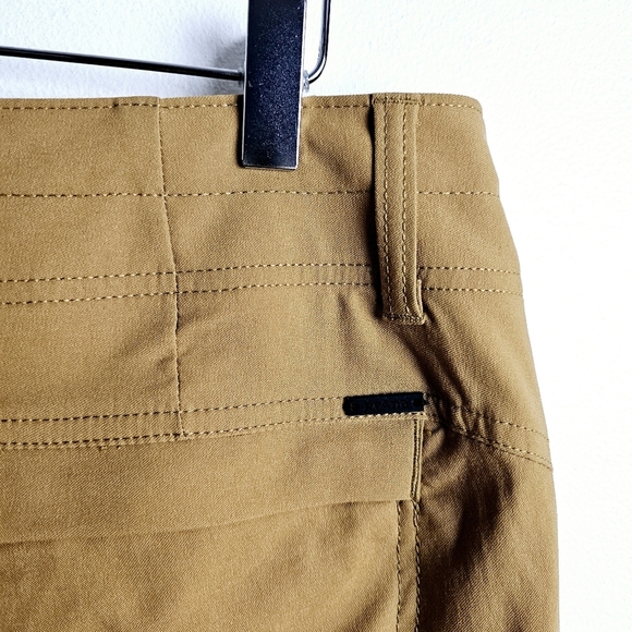 Prana Mustard Yellow Camel Capri Pants NWT - Picture 7 of 11